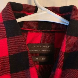 Zara Man Fitted Button-Up Shirt